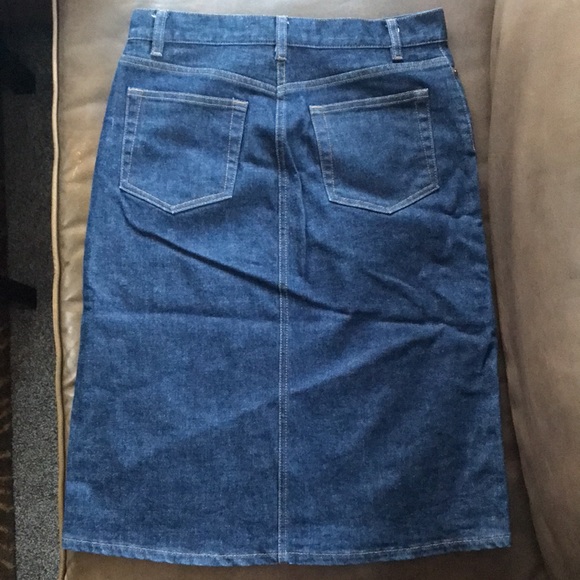 GAP Skirts Vintage High Waist Gap Jean Skirt With Front Slit Poshmark